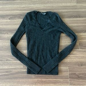 Dolce & Gabbana Knitted Cashmere V Neck Sweater Cardigan Vintage